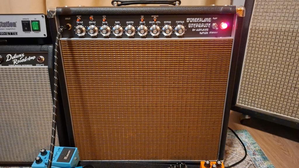 Amplified Nation Wonderland Overdrive 50 watt combo, Muziek en Instrumenten, Versterkers | Bas en Gitaar, Ophalen, Zo goed als nieuw