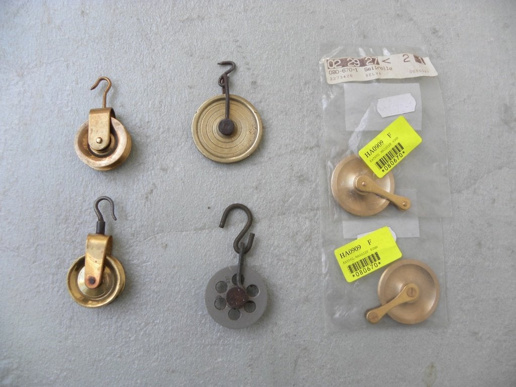 Katrollen divers, Antiek en Kunst, Antiek | Klokken, Ophalen of Verzenden