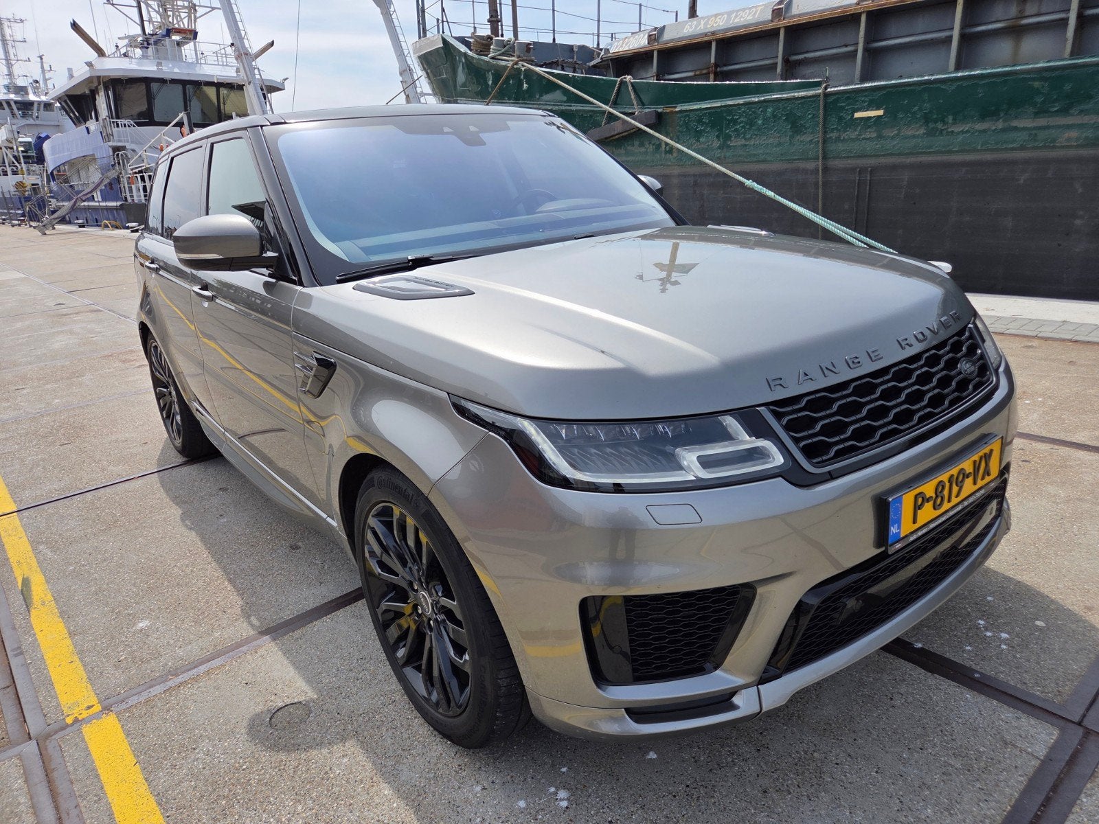 Land Rover Range Rover (sport) 3.0 Sdv6 AUT 2018 Grijs, Auto's, Automaat, Zwart, 2993 cc, Diesel