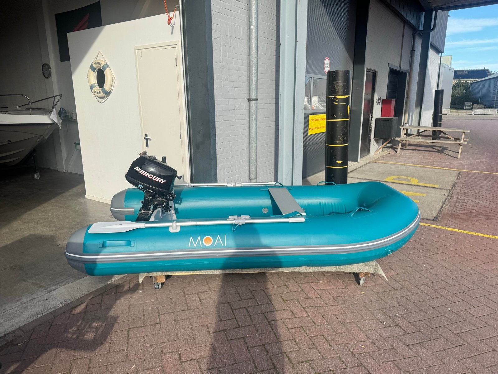 Moai Rubberboot 3.00m Airdeck - Ongebruikt met accessoires