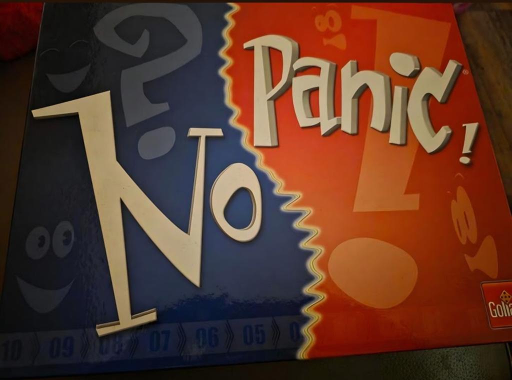 No Panic! Bordspel - Het snelle denkspel voor het gezin, Vijf spelers of meer, Ophalen of Verzenden, Gebruikt, Goliath