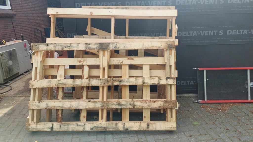 Pallets  gratis op te halen, Ophalen, Gebruikt, Pallet, Minder dan 200 cm