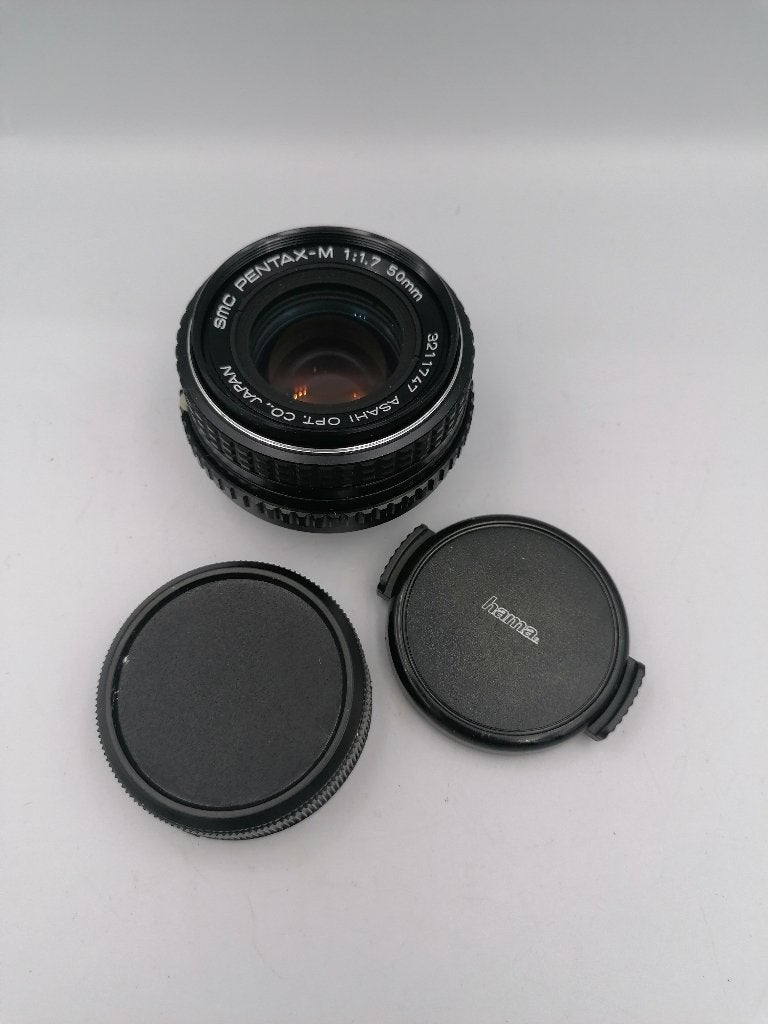 Vintage lens SMC Pentax-M 50mm f1.7 Clean, Verzenden, Standaardlens