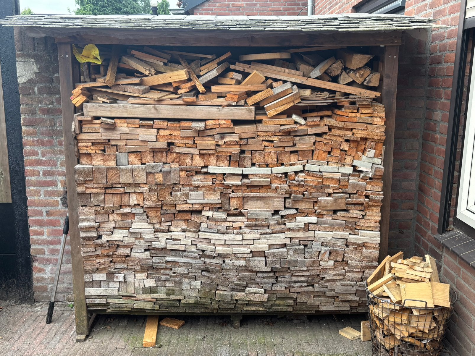 Haardhout kachelhout openhaardhout, Tuin en Terras, Haardhout, Minder dan 3 m³, Ophalen