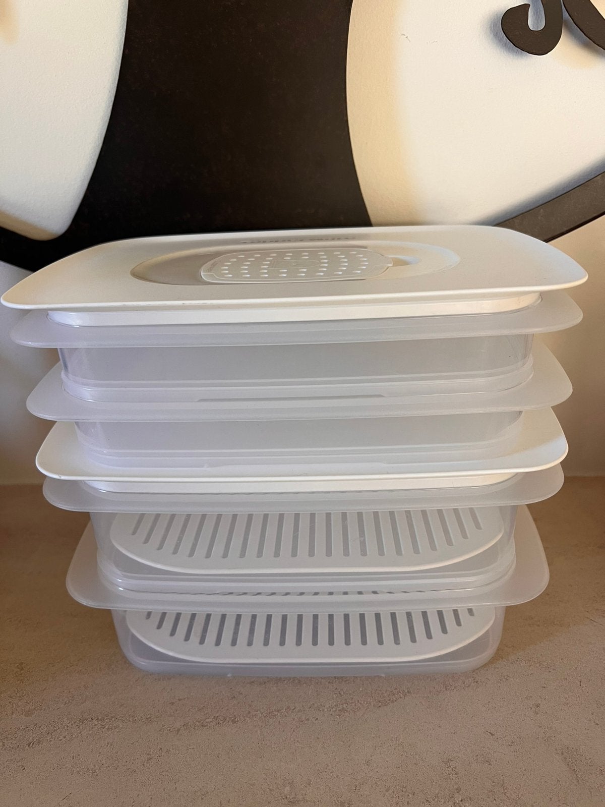 Tupperware Cool ‘N Fresh kaas- vleeswarendoos , Nieuw! !, Schaal, Wit, Nieuw, Ophalen of Verzenden
