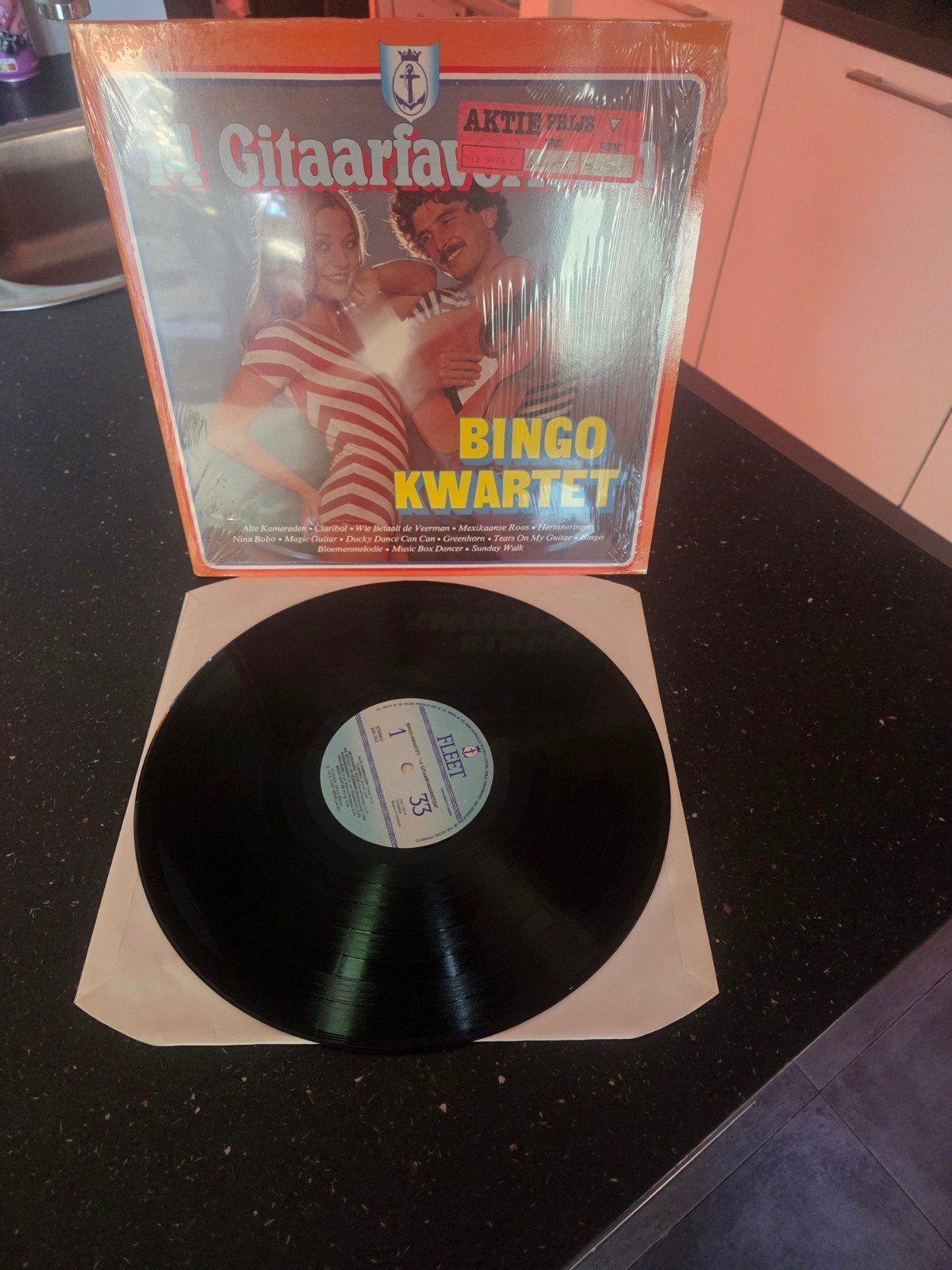Gitaarfavorieten Bingo Kwartet LP - Pop/Rock, LP, Gebruikt, Pop, Ophalen of Verzenden