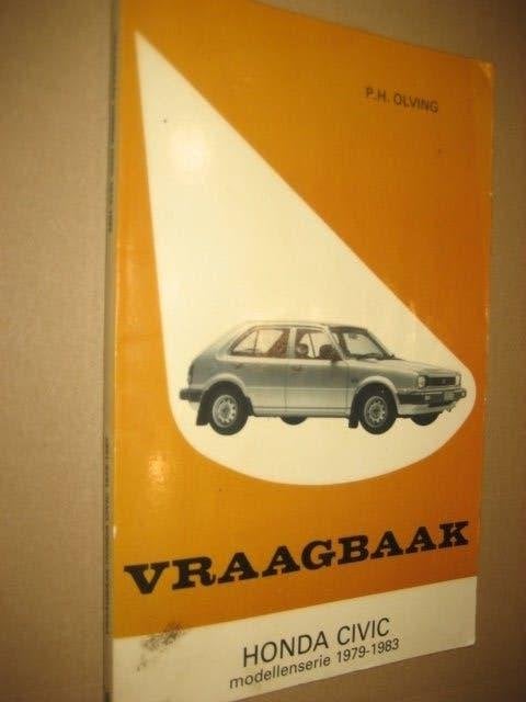Vraagbaak honda civic 1979-1983, Ophalen of Verzenden
