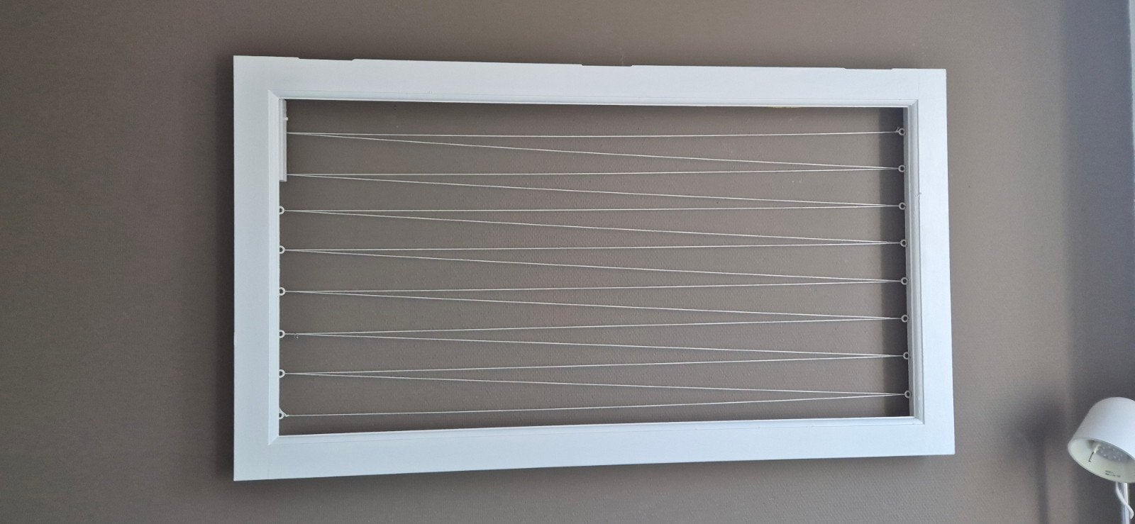 Decoratief kozijn met draden - Uniek wandobject, Ophalen