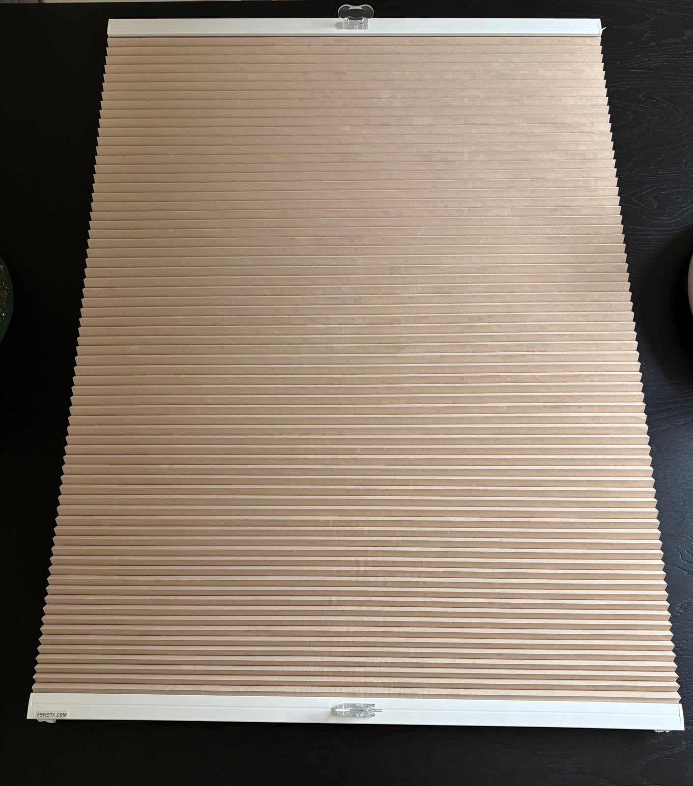 Plisse gordijn - Verduisterend zonwerend, Ophalen, Overige merken, Beige, 60 cm