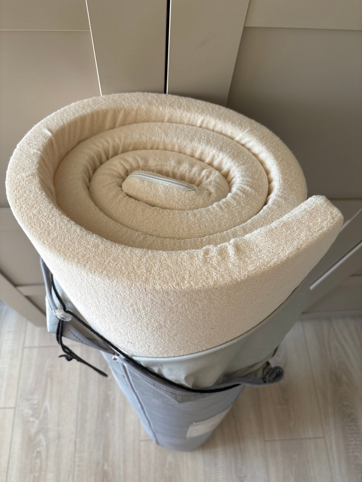 DEFA Dream Oplegmatras Badstof 140x200x3,5 cm, Ophalen, Gebruikt