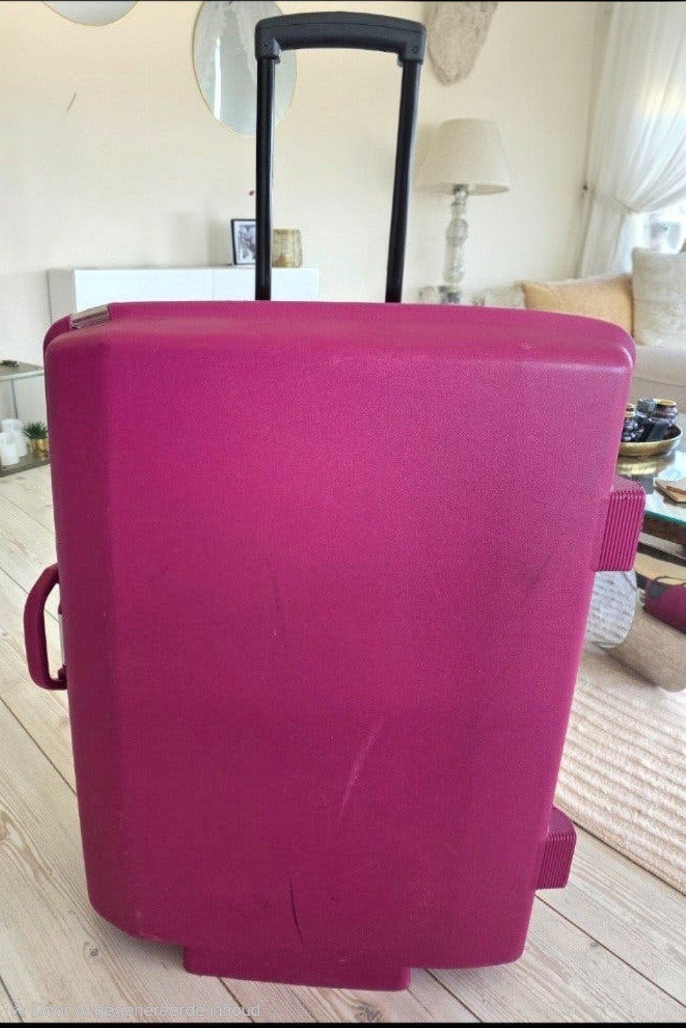 Samsonite koffer, Ophalen, Gebruikt, Hard kunststof, Uitschuifbare handgreep