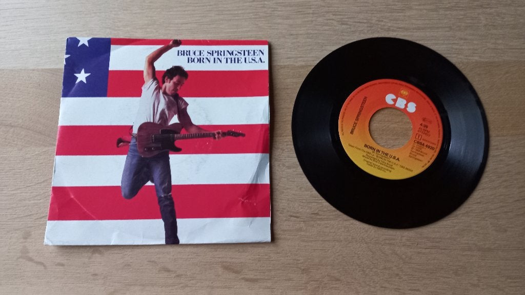 bruce springsteen, Gebruikt, Fotohoes, 7 inch, Ophalen of Verzenden