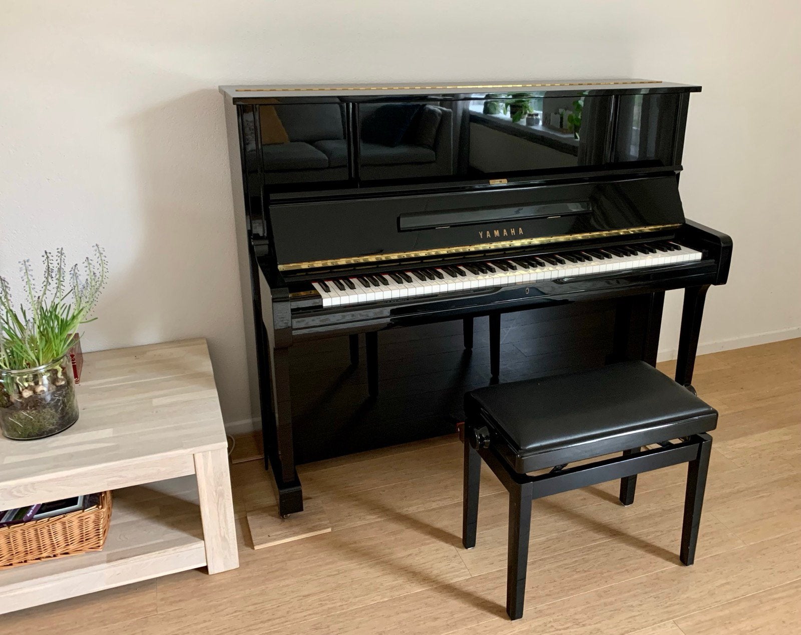 Yamaha UX-1 piano uit top-U-serie, Ophalen, Gebruikt, Zwart, Piano