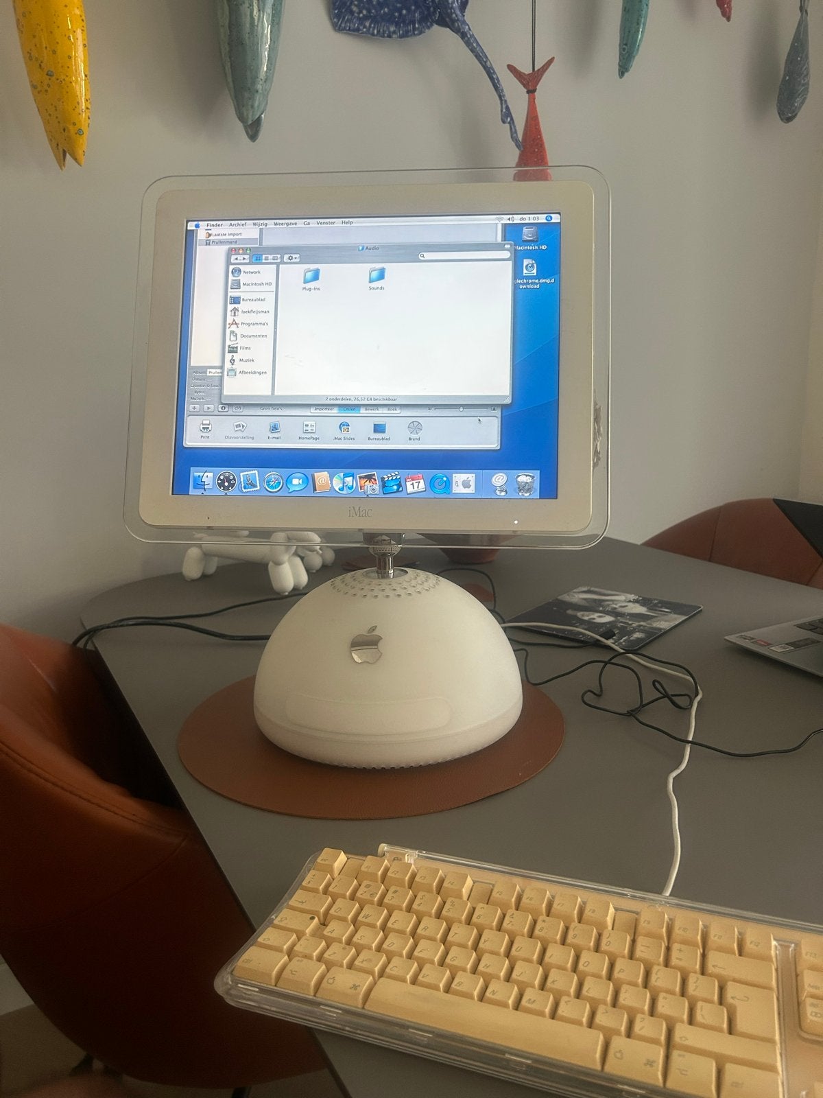 Apple iMac G4 'iLamp' - Vintage Desktop Computer, Computers en Software, Ophalen, Gebruikt, Minder dan 4 GB, Onbekend