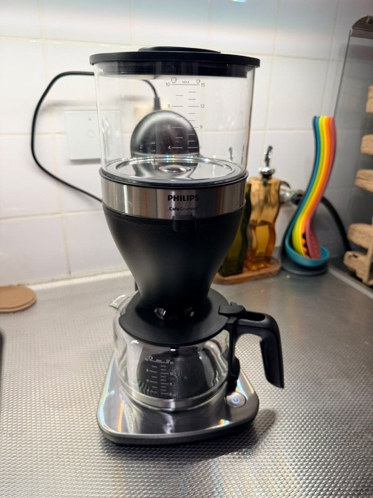 Philips Café Gourmet filterkoffiezetapparaat 1,25 L, in doos, Koffiemachine, Gemalen koffie, Ophalen of Verzenden, Zo goed als nieuw