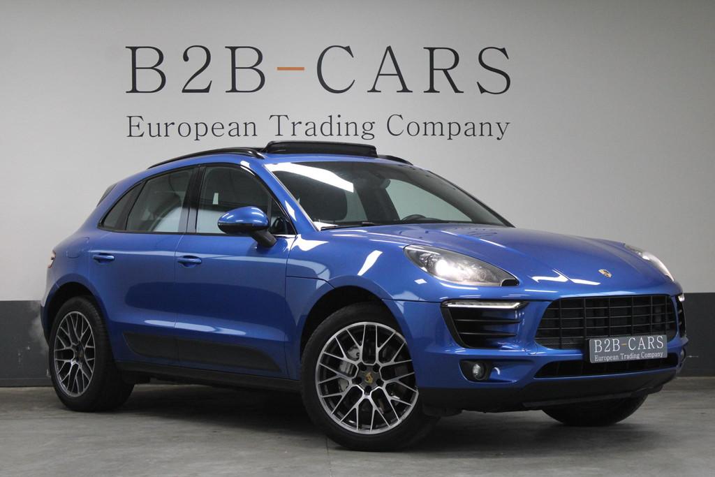 Porsche Macan 3.0 S Sport Chrono - Panoramadak - Xenon, Automaat, Gebruikt, Euro 6, Blauw