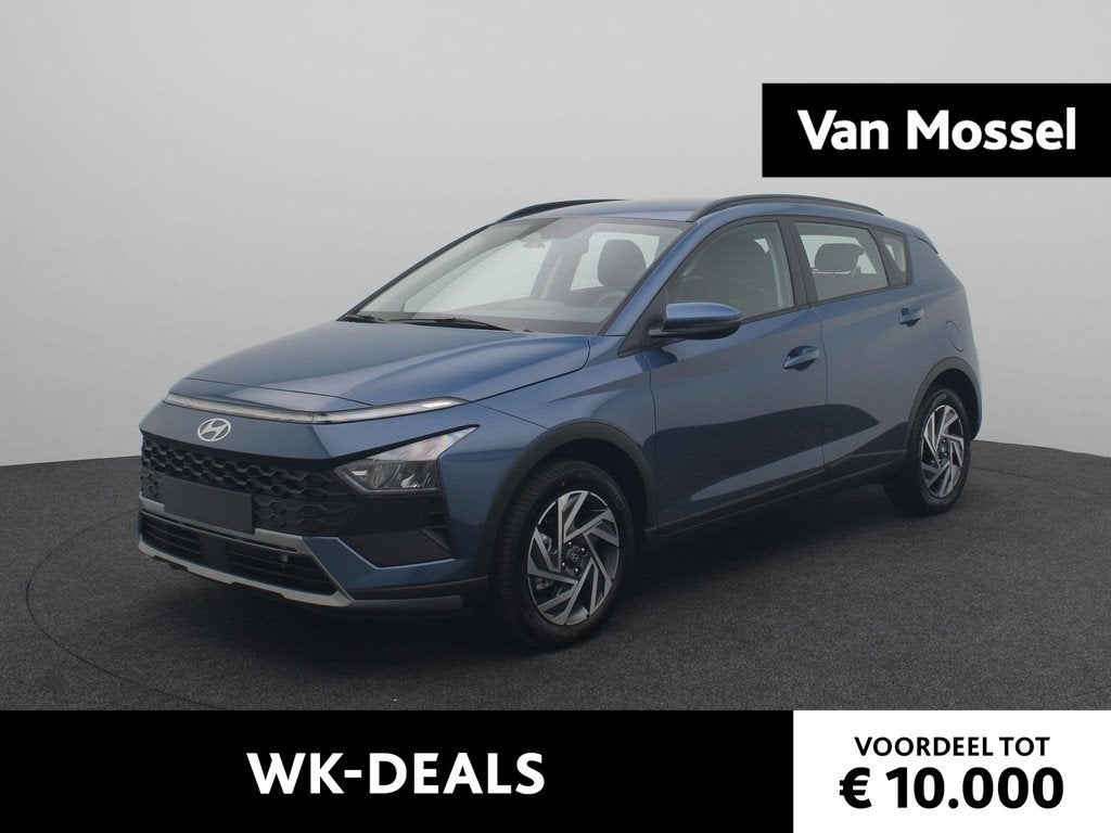 Hyundai Bayon 1.0 T-GDI Comfort | Beschikbaar per 04-2026 |, Auto's, Hyundai, 12 maanden, Blauw, Bedrijf, Hybride Elektrisch/Benzine