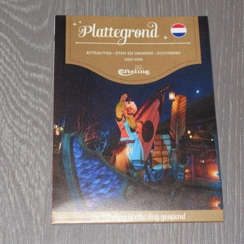 Efteling folder / plattegrond 2022-2023, Ophalen of Verzenden, Gebruikt, Overige typen