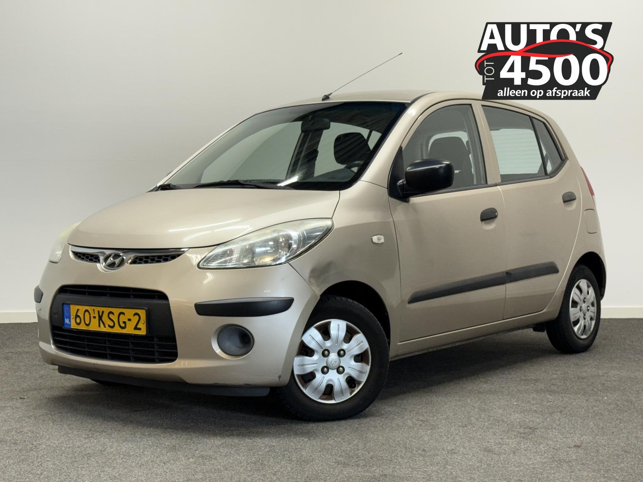 Hyundai i10 1.1 Active Cool Airco!, Auto's, Voorwielaandrijving, Stof, Gebruikt, 31 €/maand