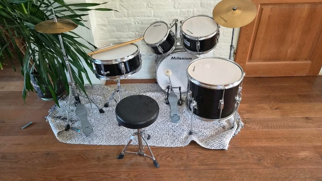 Kinderdrumstel Millenium, Muziek en Instrumenten, Drumstellen en Slagwerk, Ophalen, Gebruikt, Overige merken