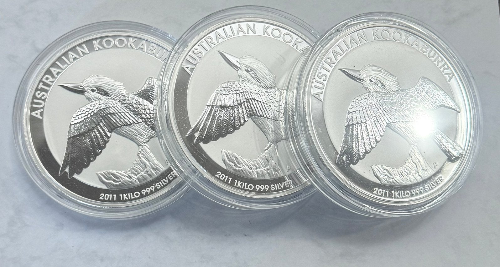 1 kilo 2011 zilver Kookaburra / verzamel & bellegings munt ., Ophalen of Verzenden, Zilver