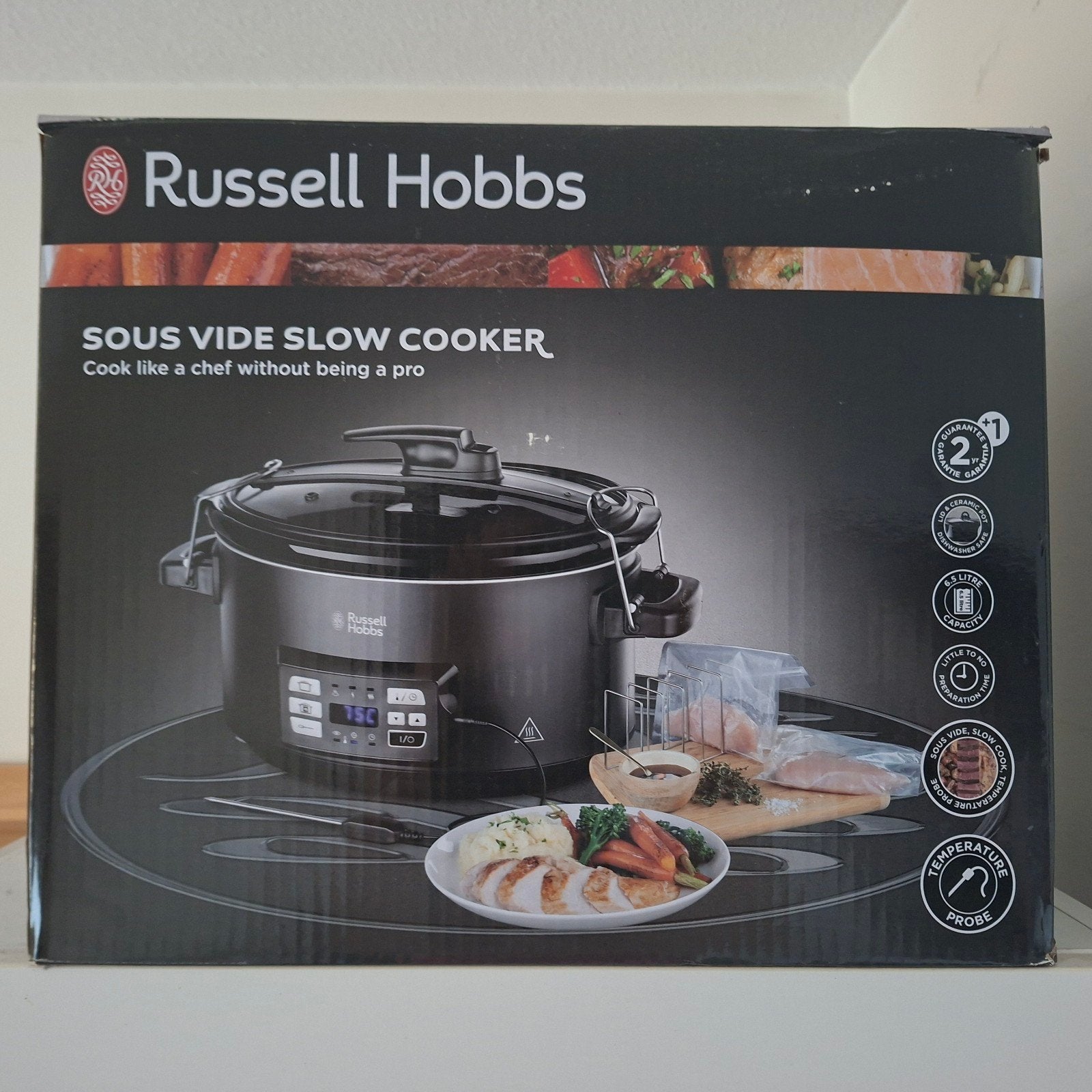 Russell Hobbs Slow Cooker 6.5L, Witgoed en Apparatuur, Slowcookers, Ophalen of Verzenden, Zo goed als nieuw