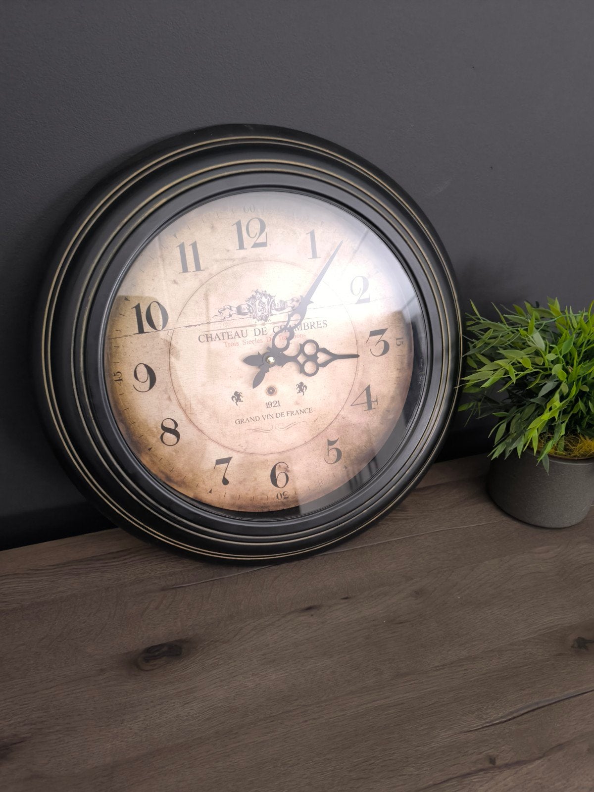 te koop:  vintage wandklok, Ophalen, Zo goed als nieuw, Wandklok