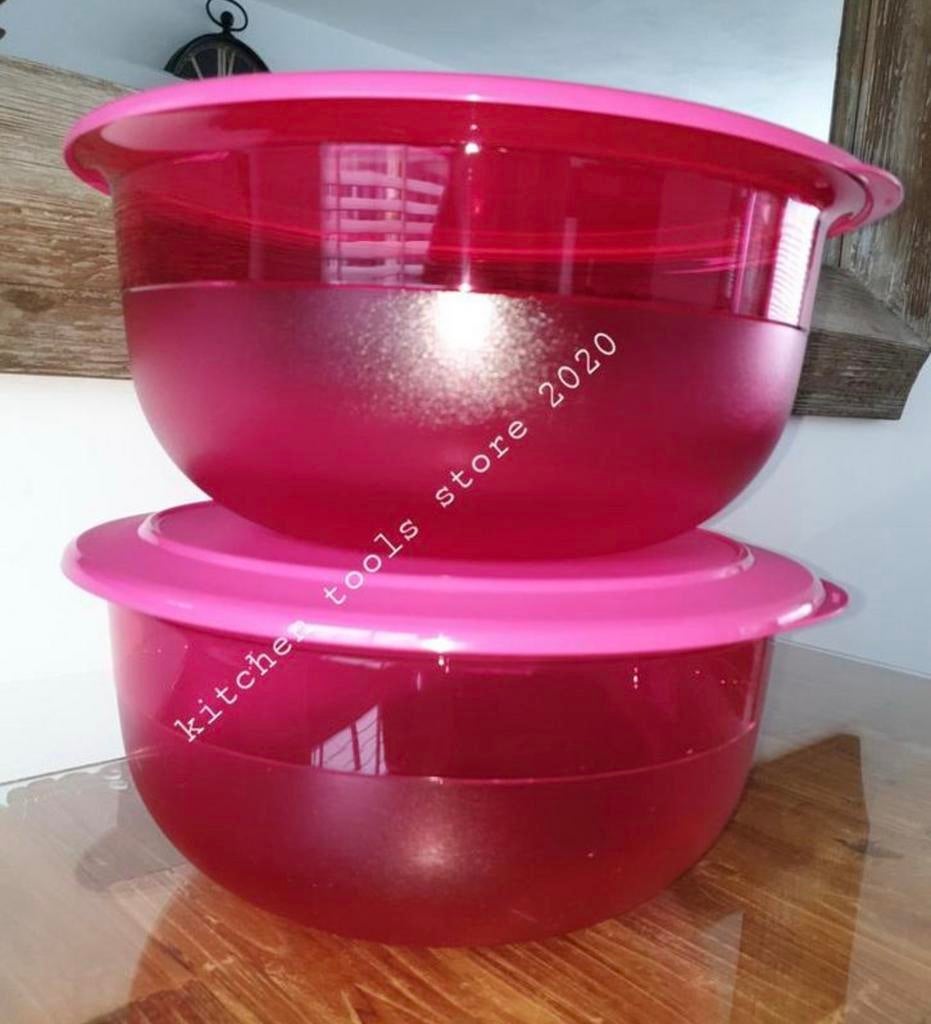 Tupperware roze XL exclusieve kom 6L serveerschaal bewaarbak, Ophalen of Verzenden, Nieuw, Schaal