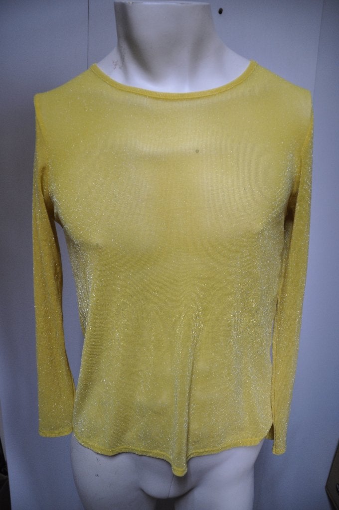 SC23 Geel zilver sisters point shirt maat L, Maat 38/40 (M), Geel, Ophalen of Verzenden, Zo goed als nieuw