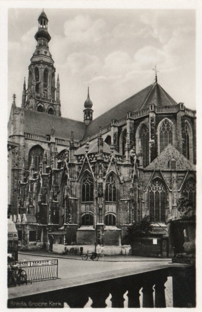 Breda Groote Kerk, Ophalen of Verzenden, Voor 1920, Ongelopen, Noord-Brabant
