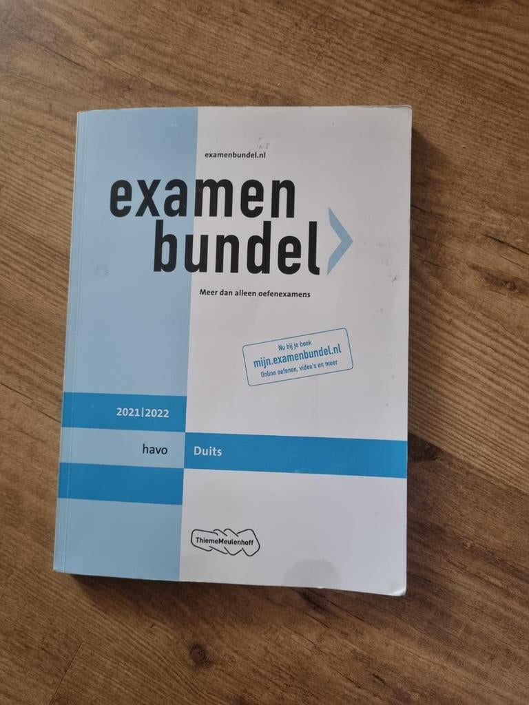 Examenbundel Duits, Ophalen, Zo goed als nieuw, VWO, Duits