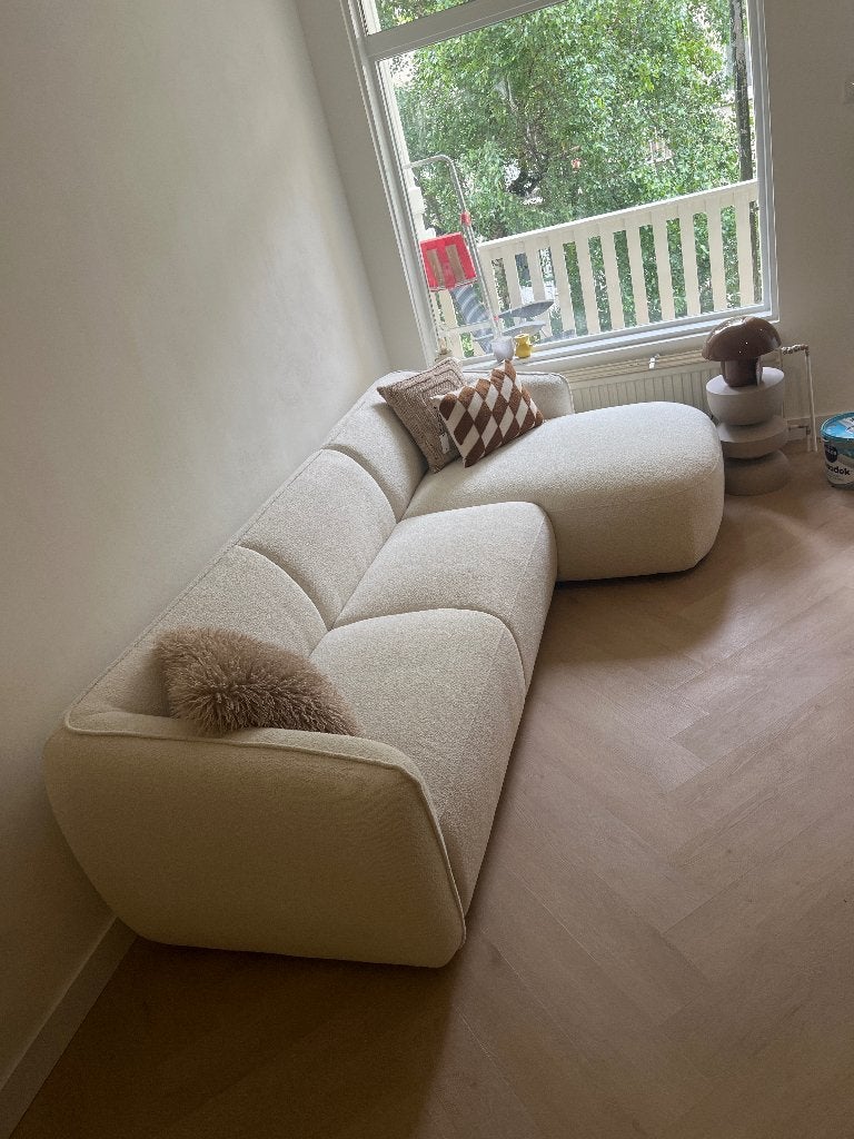 Bank boucle, Ophalen, 250 tot 300 cm, 75 tot 100 cm, Boucle