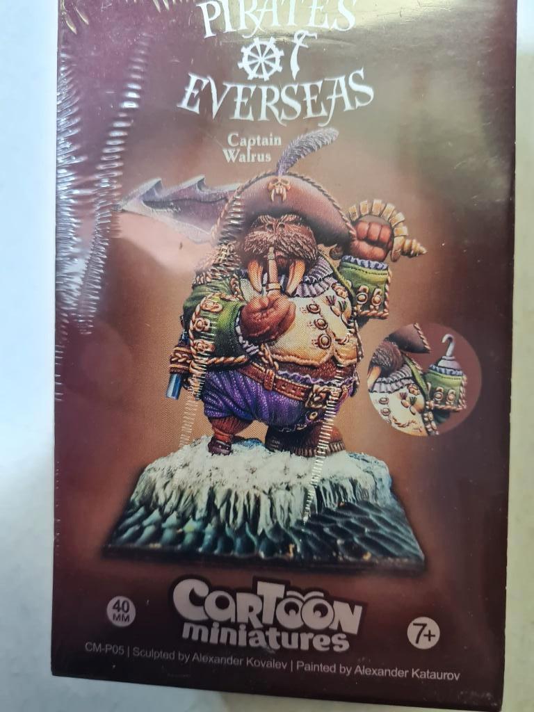scalebro resin figuur 54mm "captain walrus", Ophalen of Verzenden, Nieuw, Groter dan 1:35, Figuur of Figuren