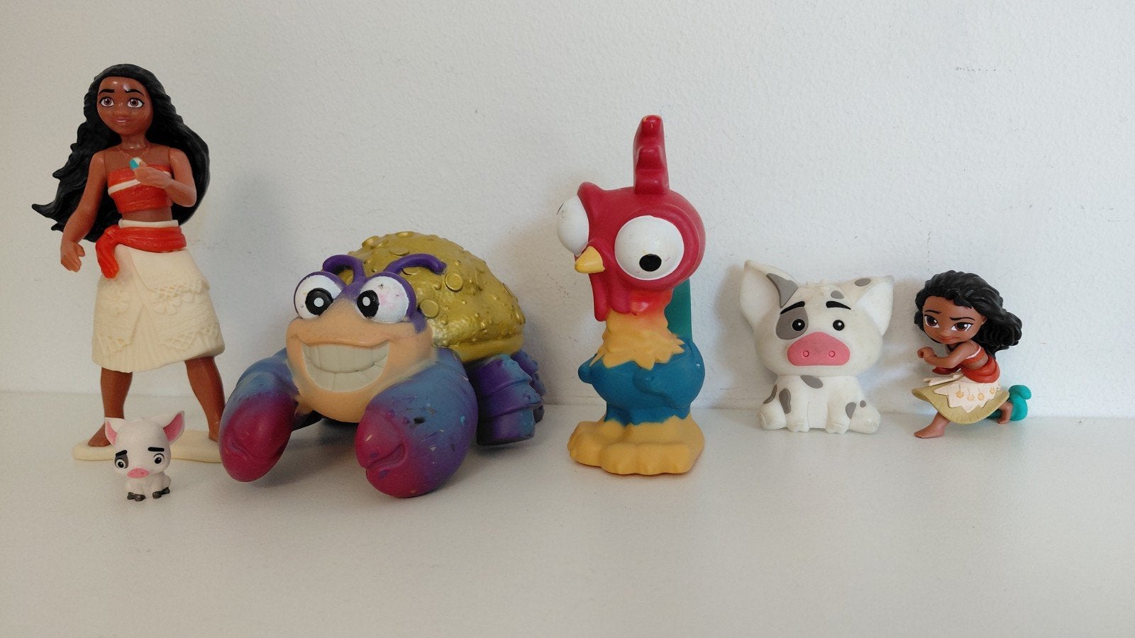 Moana Disney poppetjes, Ophalen of Verzenden, Zo goed als nieuw