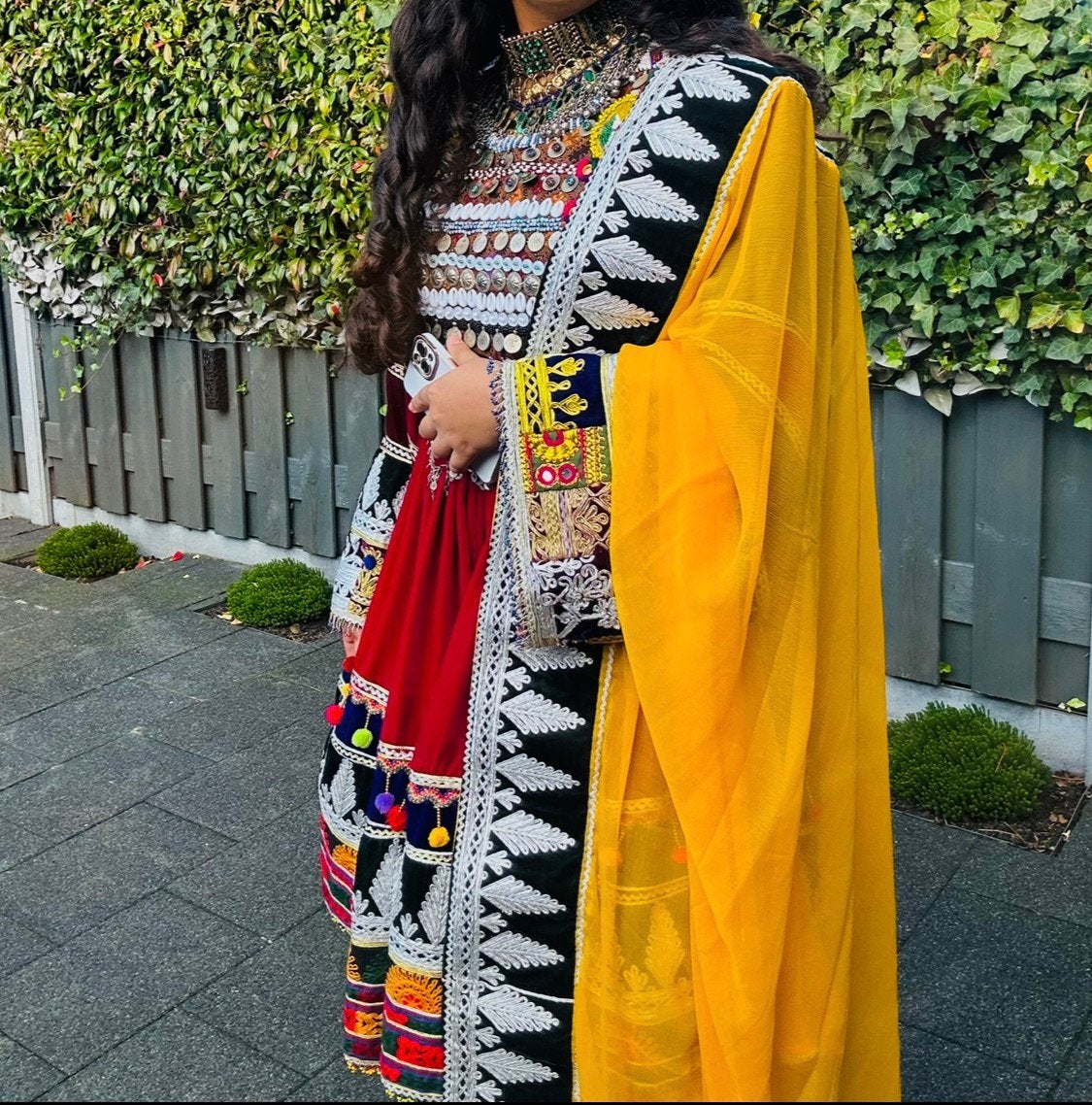 Afghaanse jurk , afghani Maat M/L/ XL compleet, Ophalen of Verzenden, Nieuw, Maat 46/48 (XL) of groter, Carnaval