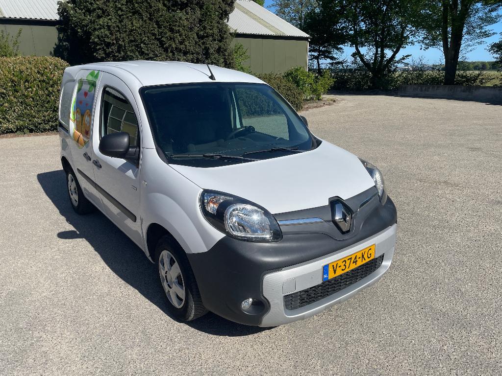 Renault Kangoo Z.E. 60PK 2017 Elektrisch!, Parkeersensor, Wit, Origineel Nederlands, Elektrisch