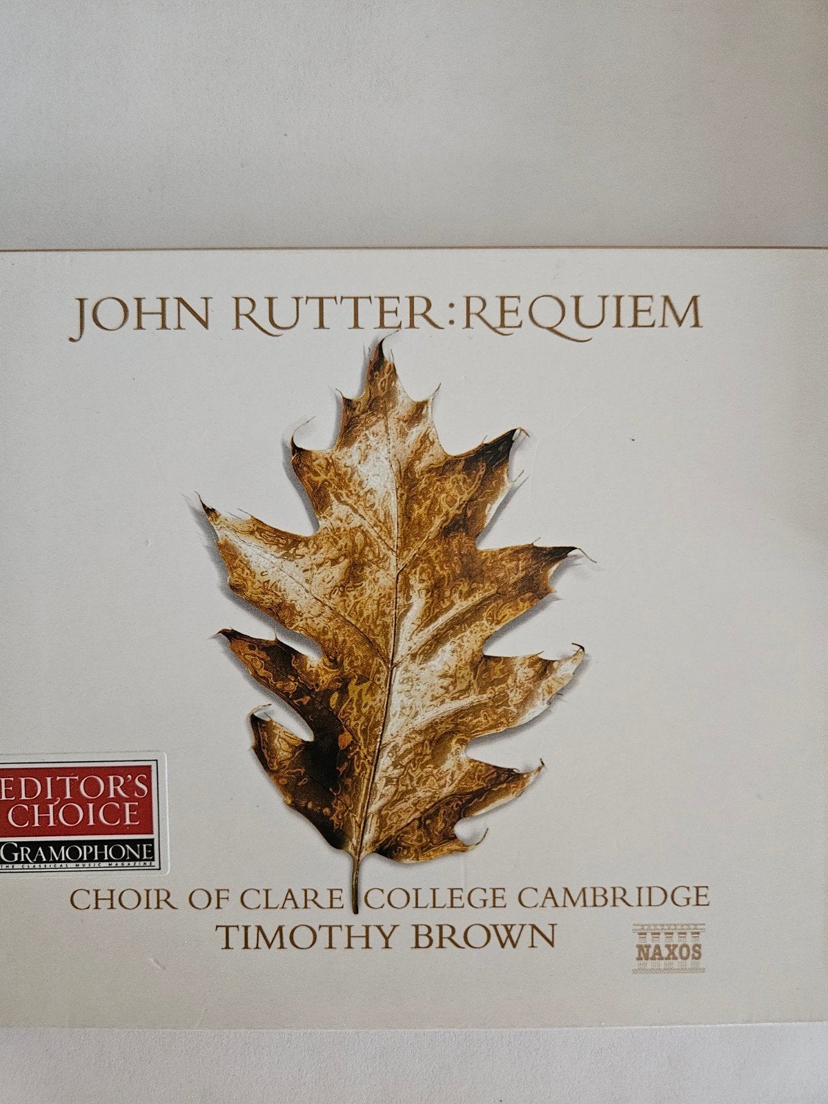 John Rutter: Requiem - Choir of Clare College Cambridge CD, Overige componisten, Modernisme tot heden, Requiem, Ophalen of Verzenden