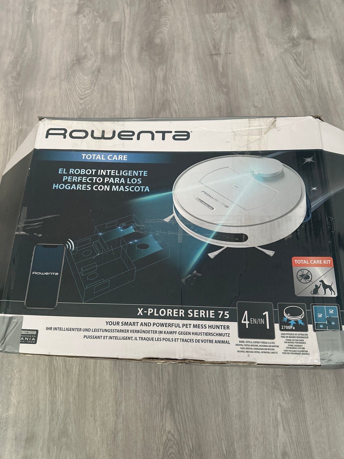 Rowenta X-Plorer Serie 75 Robotstofzuiger - Defect, Rowenta, Ophalen of Verzenden, Robotstofzuiger, Bedienbaar via app