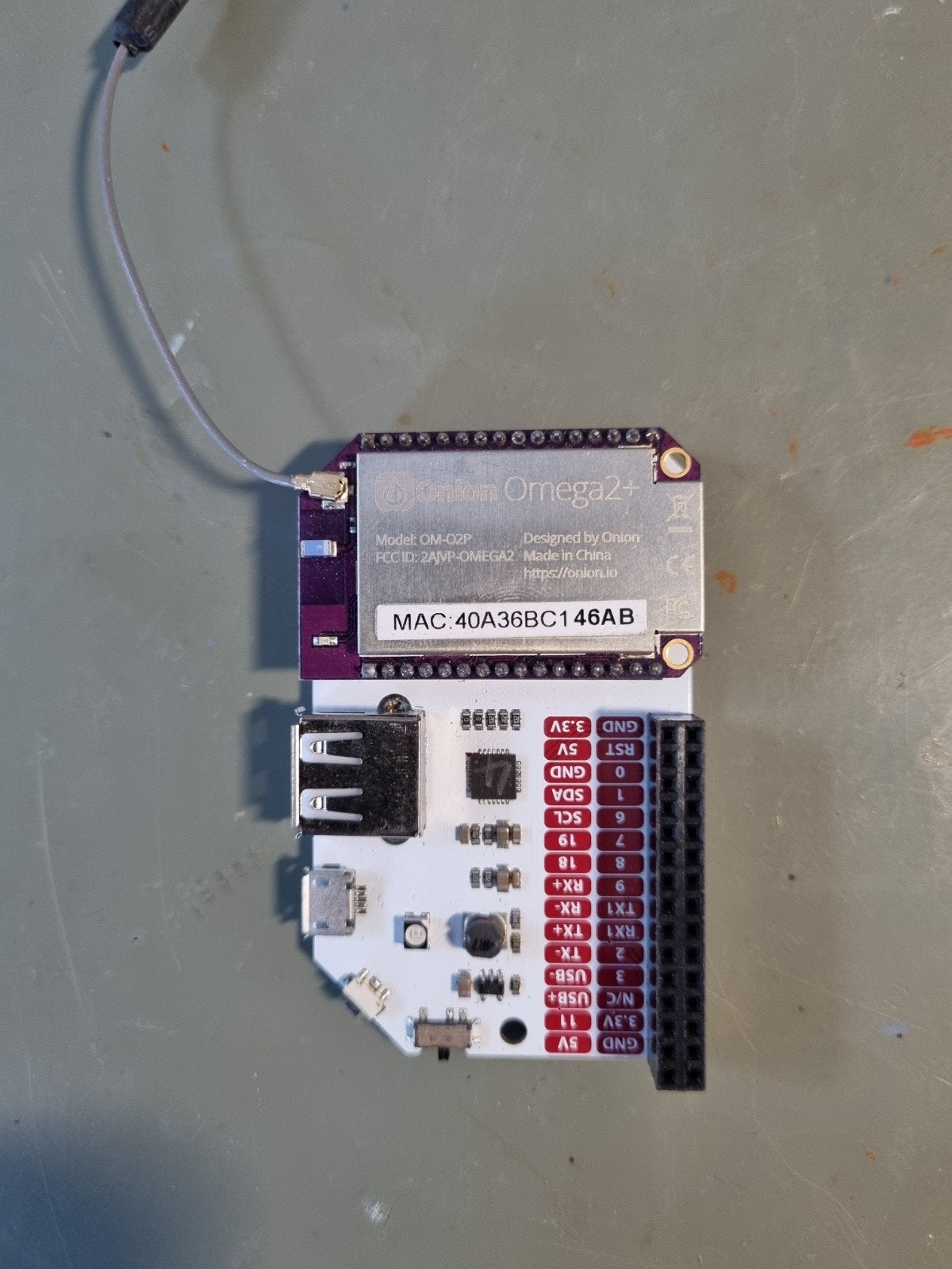 Onion Omega2+ IoT Development Board - OM-02P, Ophalen of Verzenden, Zo goed als nieuw, Overige typen, Onion