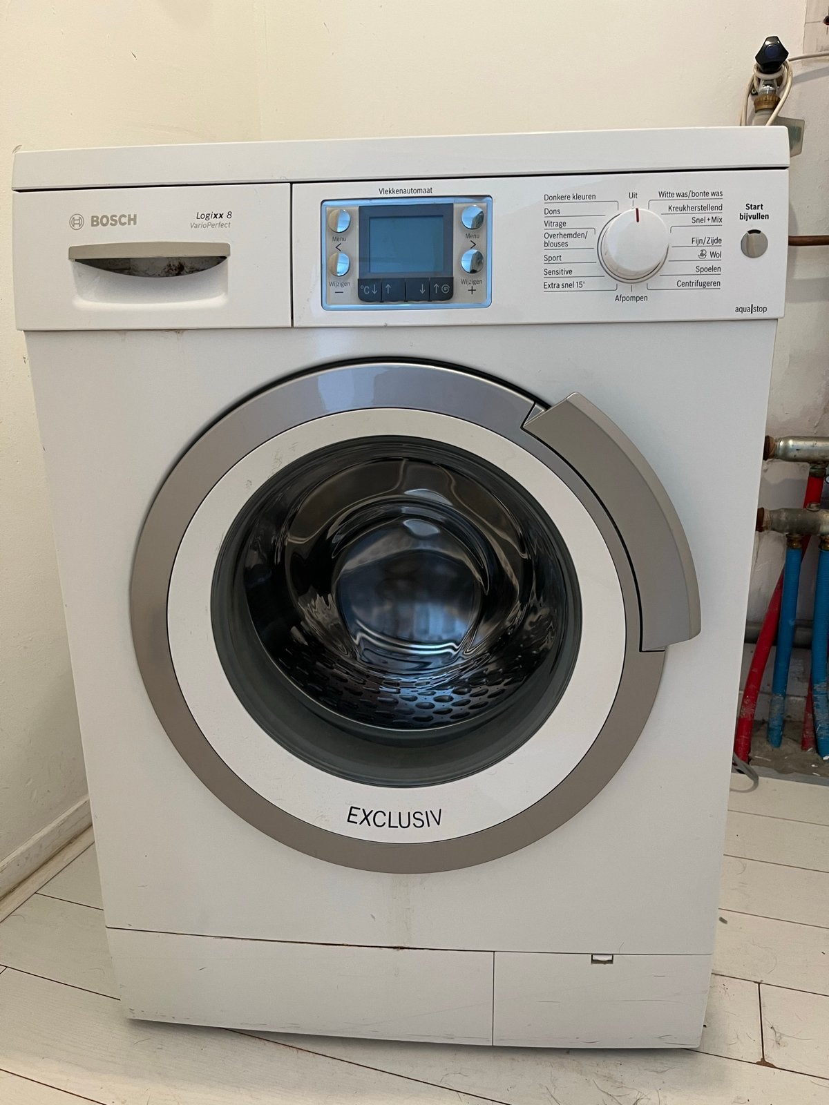 Bosch Logixx 8 VarioPerfect Wasmachine - Exclusiv, Ophalen, 1200 tot 1600 toeren, Gebruikt, 8 tot 10 kg