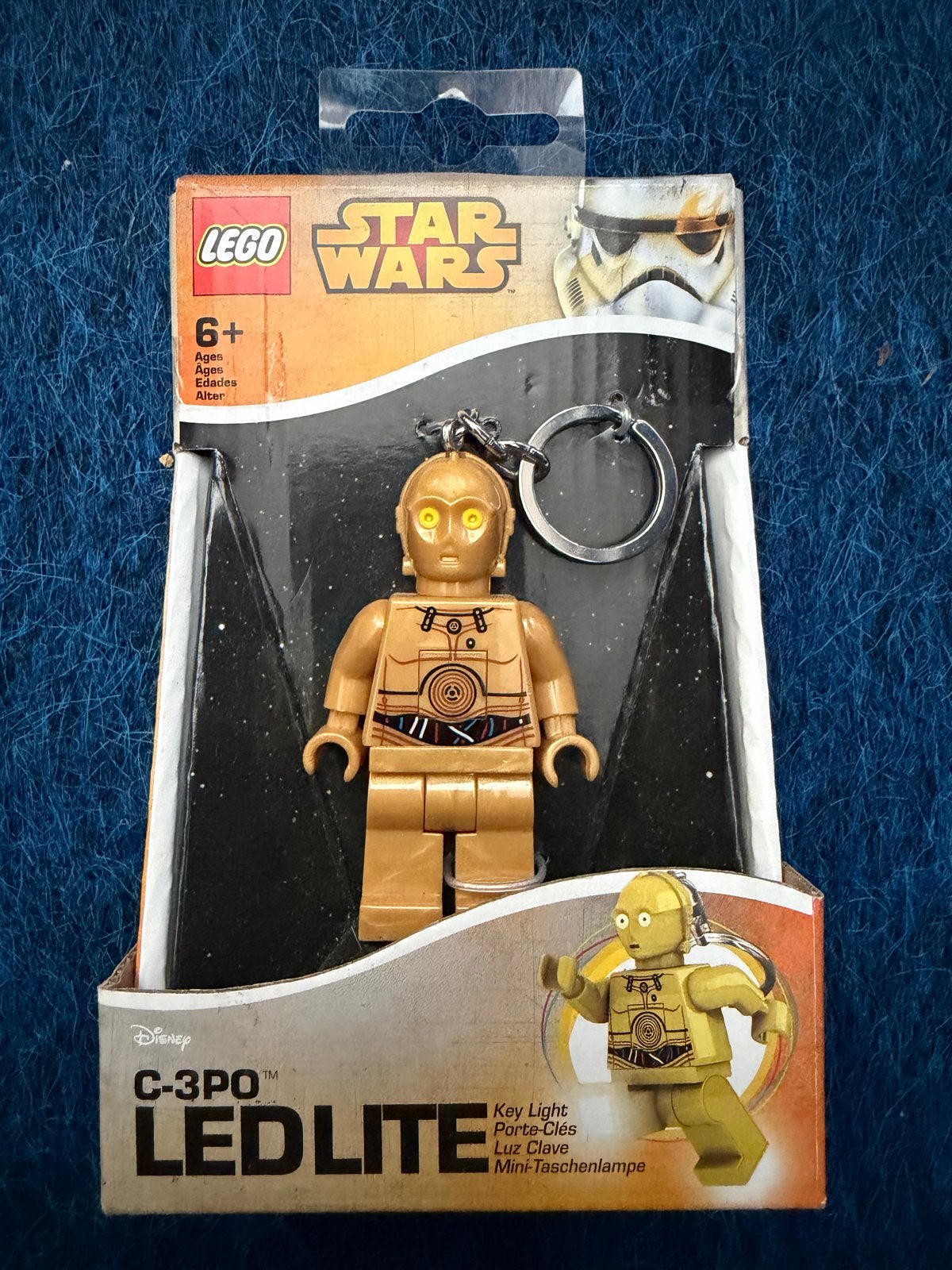 Lego Star Wars Ledlite C-3PO Sleutelhanger Nieuw in Verpakki, Star Wars, Lego, Nieuw, Ophalen of Verzenden