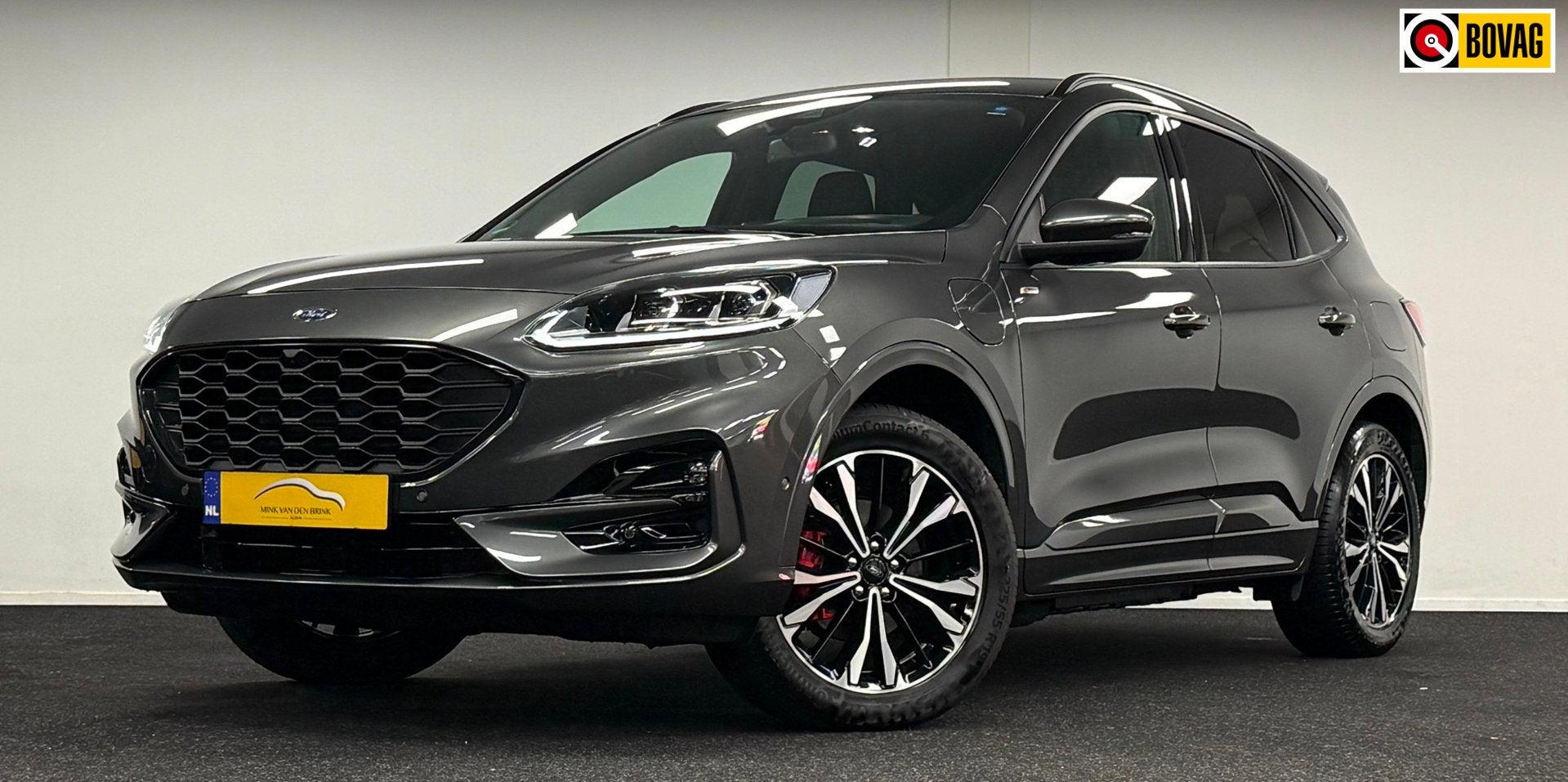 Ford Kuga 2.5 PHEV ST-Line X*224PK*Camera*Navi*Carplay*Stoel, Auto's, Dealer onderhouden, Gebruikt, Zwart, 4 cilinders