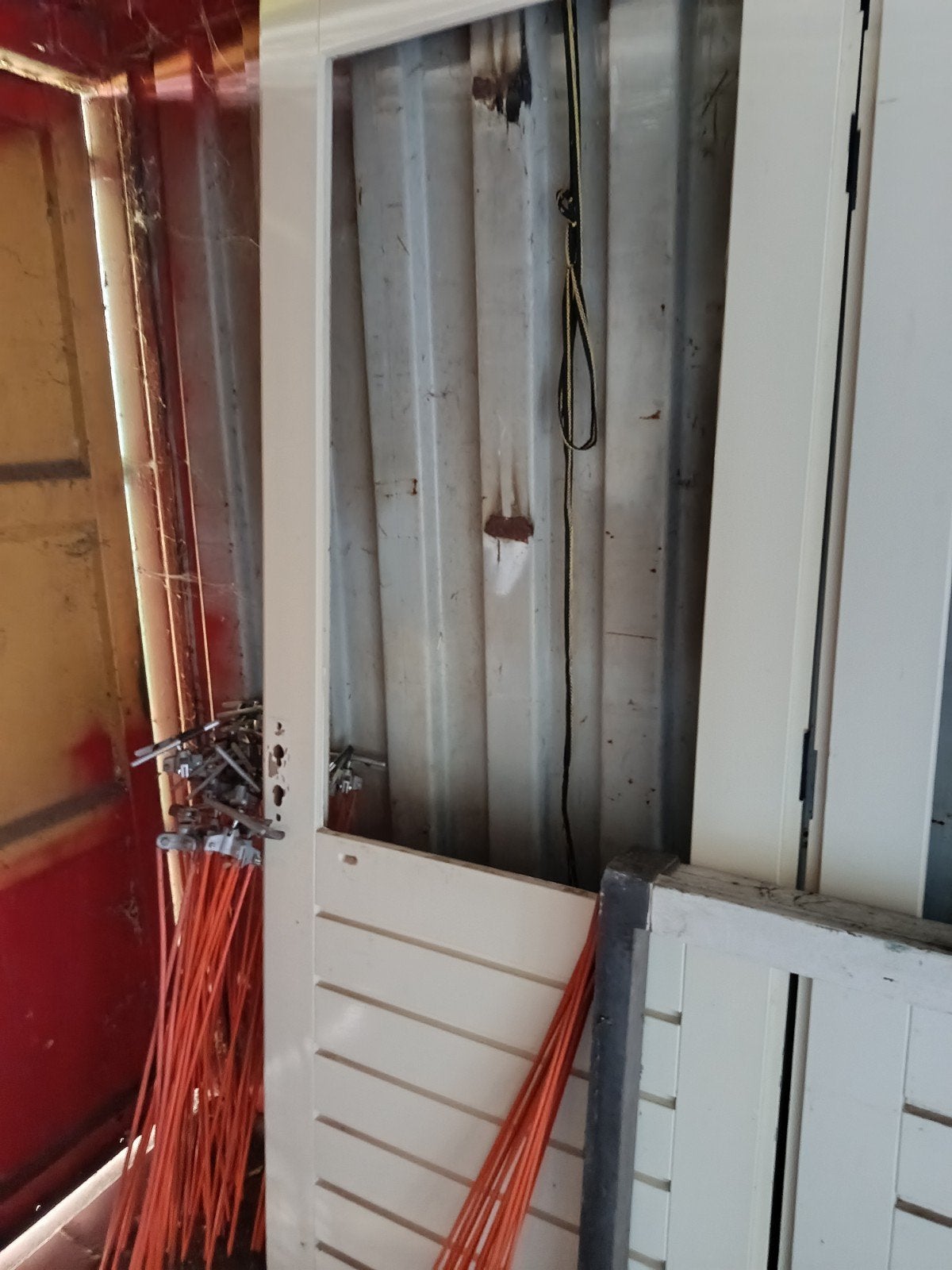 Hardhouten buitendeuren met Sponning voor dubbel/tripple, Ophalen, Gebruikt, 80 tot 100 cm, 215 cm of meer