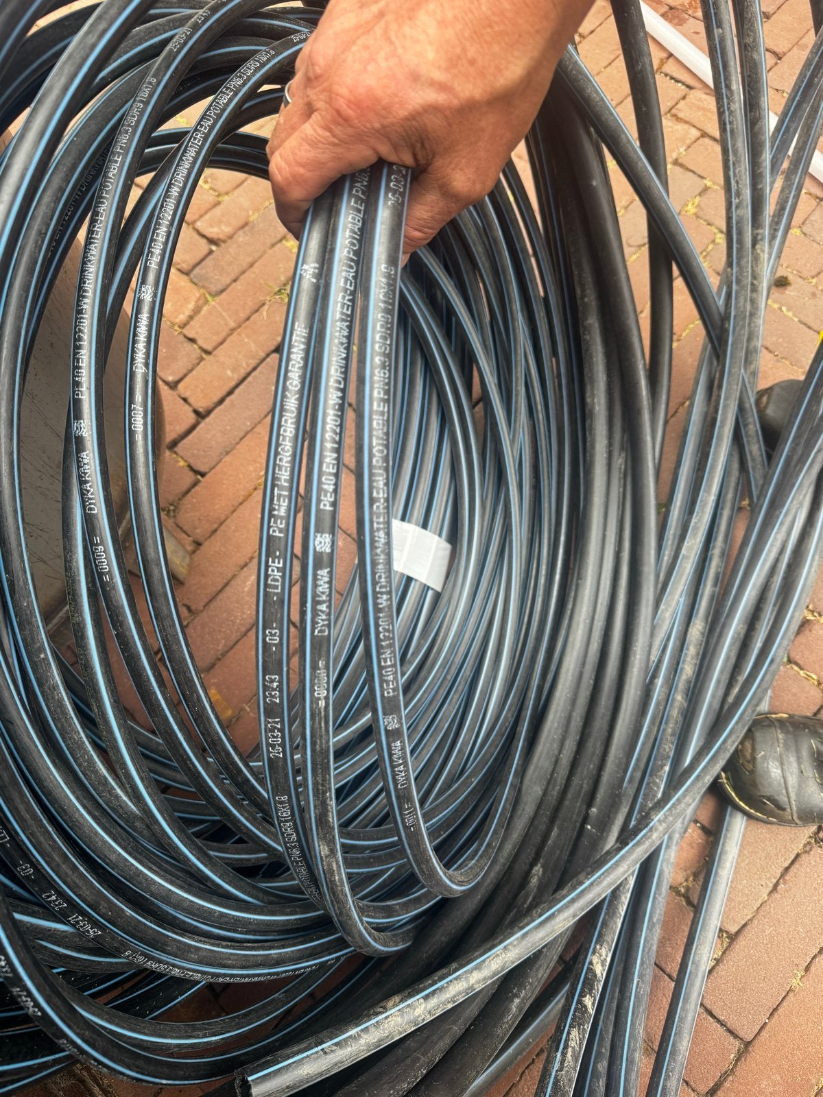PE drinkwaterleiding  - Nieuw, Ophalen, Pvc, 6 meter of meer, Nieuw