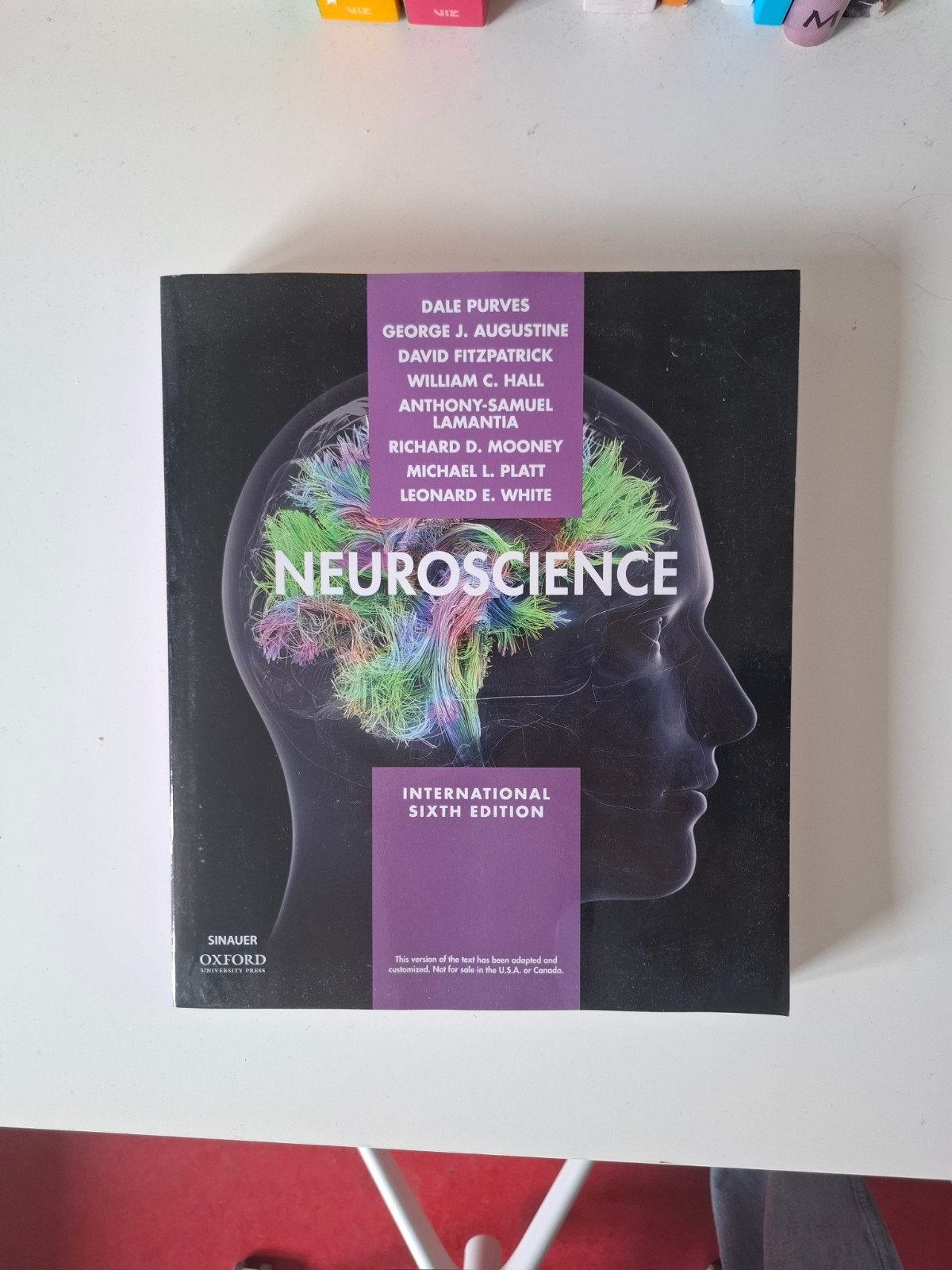 Neuroscience International Sixth Edition - Purves et al., Boeken, Ophalen of Verzenden, Zo goed als nieuw, Dale Purves et al.