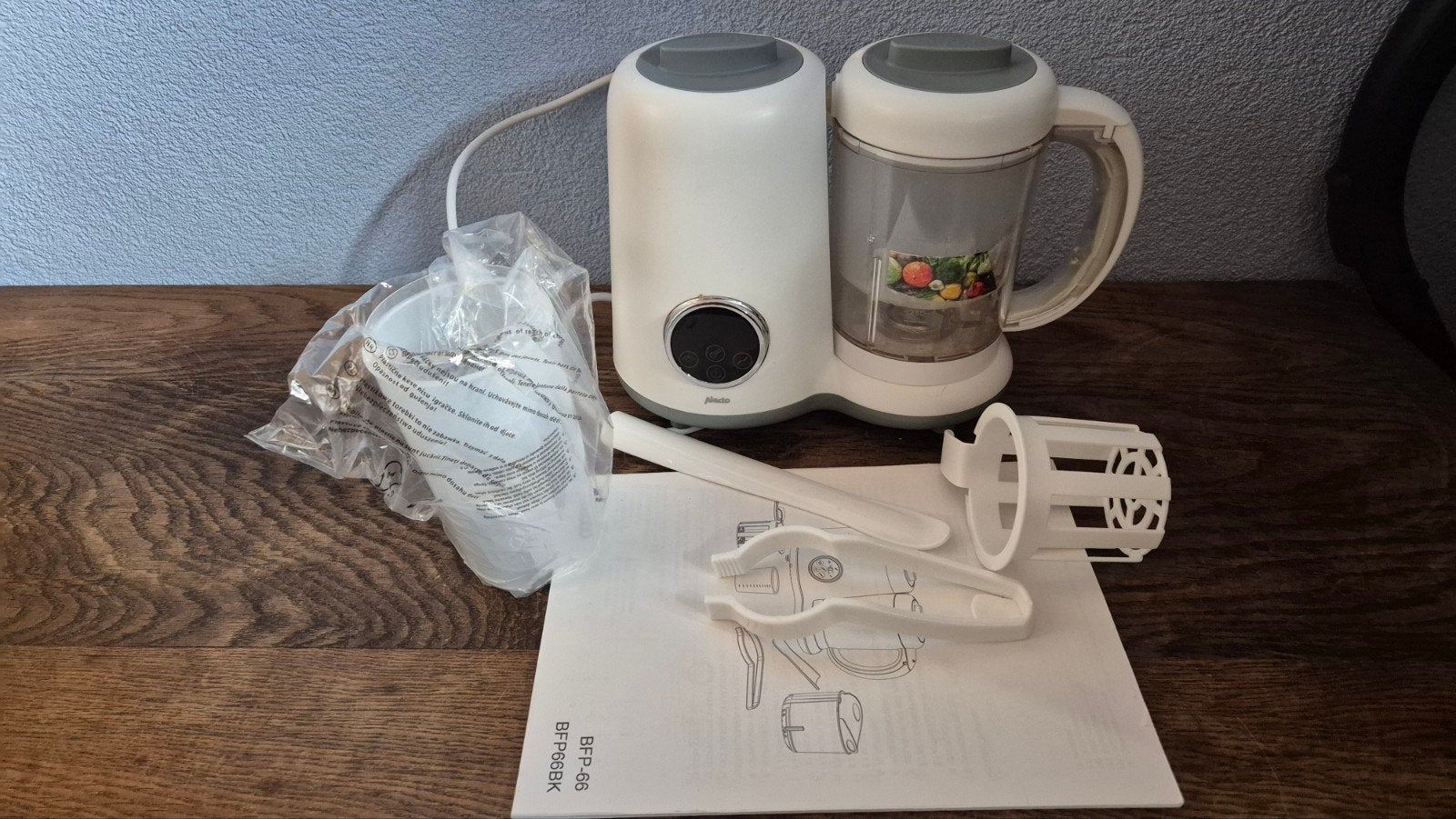 Alecto BFP-66 5-in-1 Babyvoedingmaker Stomer Blender, Kinderen en Baby's, Babyvoeding en Toebehoren, Flessen- of potjesverwarmer