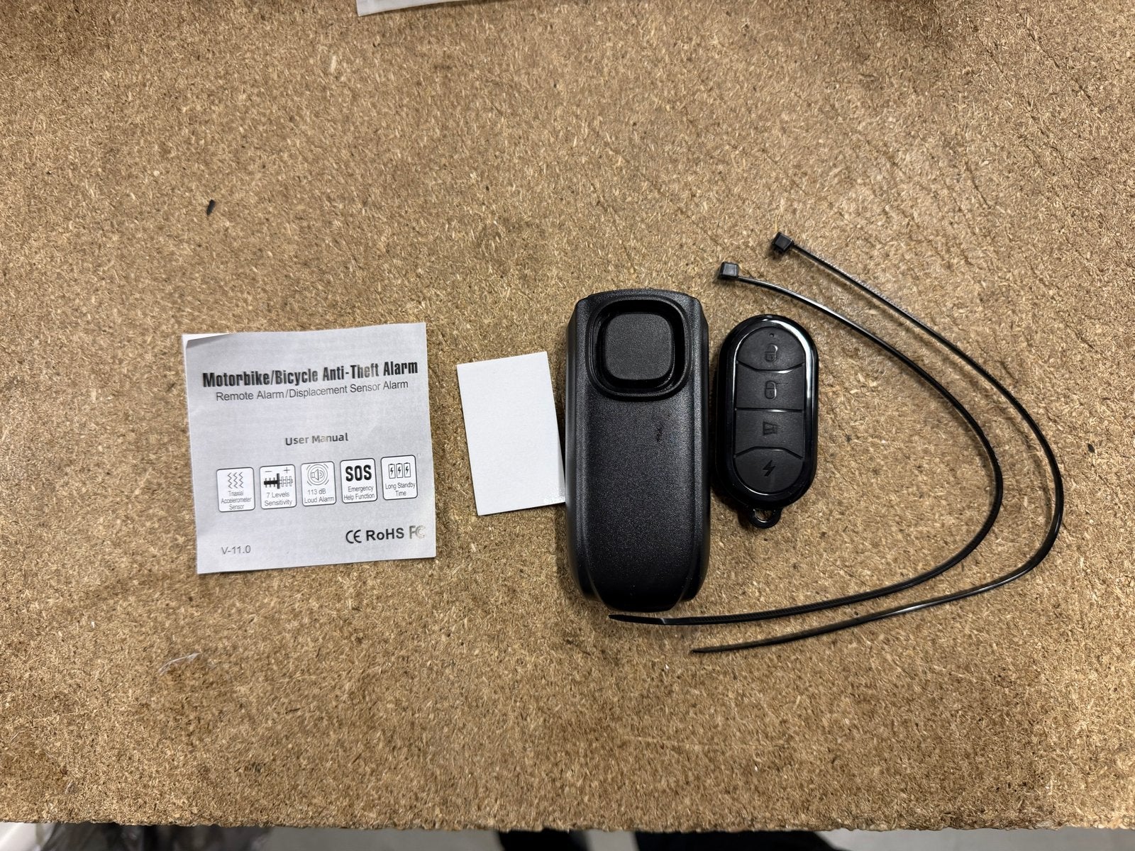 Motor/Fiets Anti-Diefstal Alarm met Afstandsbediening, Ophalen of Verzenden, Nieuw