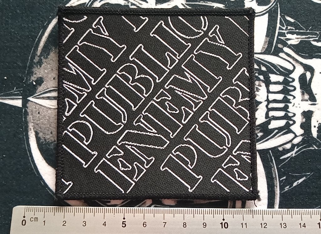 Public Enemy zeldzame VINTAGE 80's patch P98, Verzamelen, Ophalen of Verzenden, Nieuw, Kleding