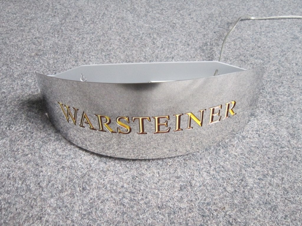 WARSTEINER BIER WANDLAMP, Ophalen, Zo goed als nieuw, Overige typen, Overige merken