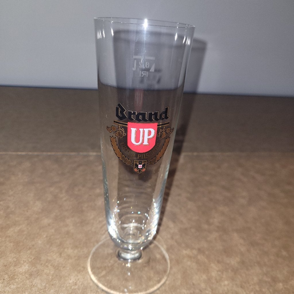 Oude Brand UP glazen, Verzamelen, Biermerken, Ophalen of Verzenden, Zo goed als nieuw, Glas of Glazen, Brand
